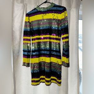 BNWT sequin club London dress, size US 8 sold out everywhere